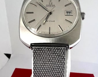 Swiss Watch Vintage Omega Date Automatic De Ville