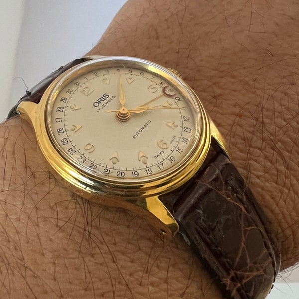 Vintage Oris Automatic 17 Jewels Watch.