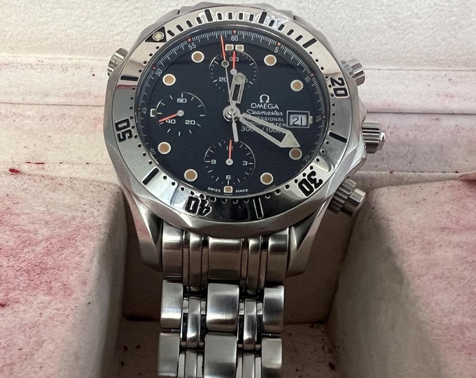 Featured listing image: Vintage Watch Omega Seamaster Professional Chronometer 300m/1000 Ref :25988000