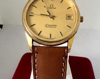 Omega Seamaster Automatic Gold Plated Watch.Ref: 166.0277