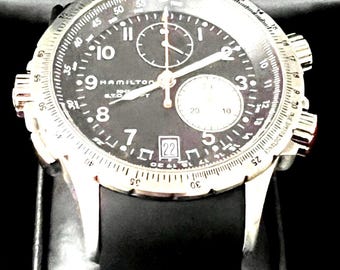 For Men's Vintage Hamilton Watch KHAKI E.T.O/ 330 Ft Ref H776121