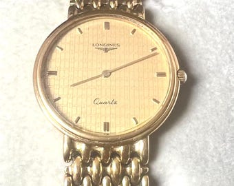 素晴らしいヴィンテージ18Kゴールドスイス製腕時計 ロンジン 手巻き