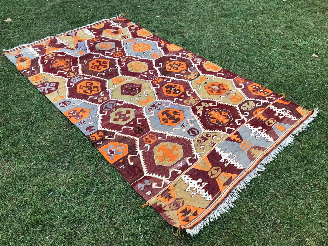 Large Kilim Rug Oushak Rug,anatolian Rug,turkish Kilim Rug,kilim Rug,5