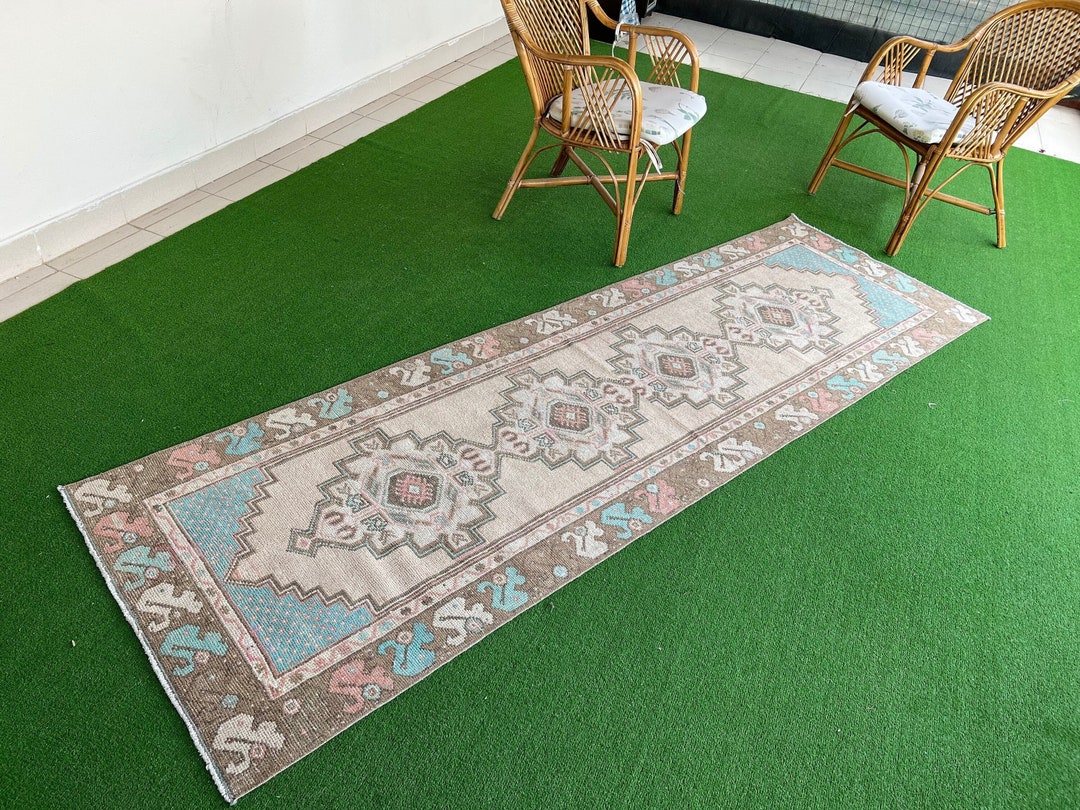 Handmade Runner Rug for Housewarming,decor Kitchen Runner Rug for Hallway.210x92.entryentryway