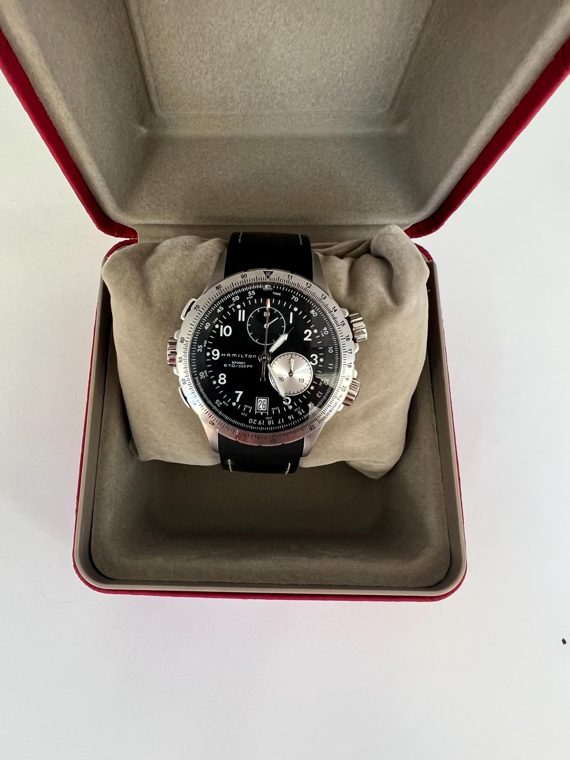 Hamilton khaki eto flyback chronograph best sale