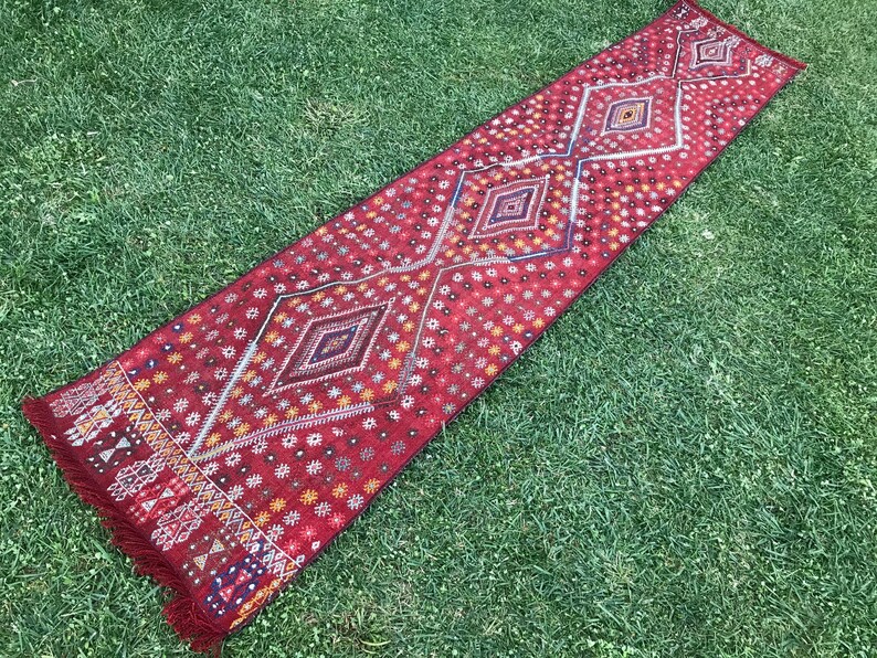 18x85Turkish Runner RugMuted Color RunnerOushak Etsy
