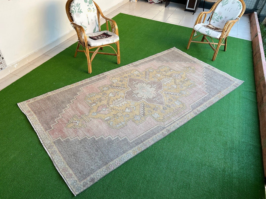 5x9 Rug, Large Oushak Rug, Large Vintage Rug, Large Turkish Rug, Home