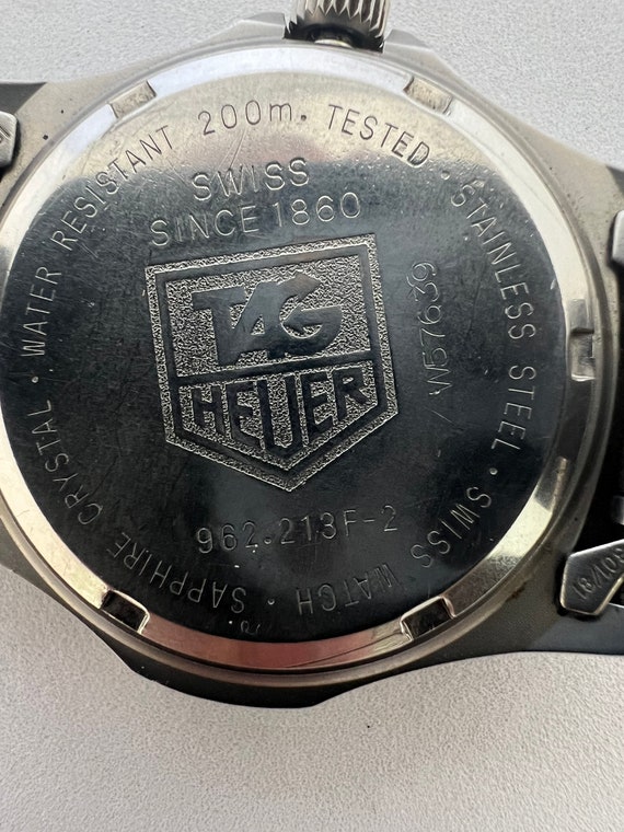 For Unisex Vintage Tag Heuer Professional Watch. … - image 4