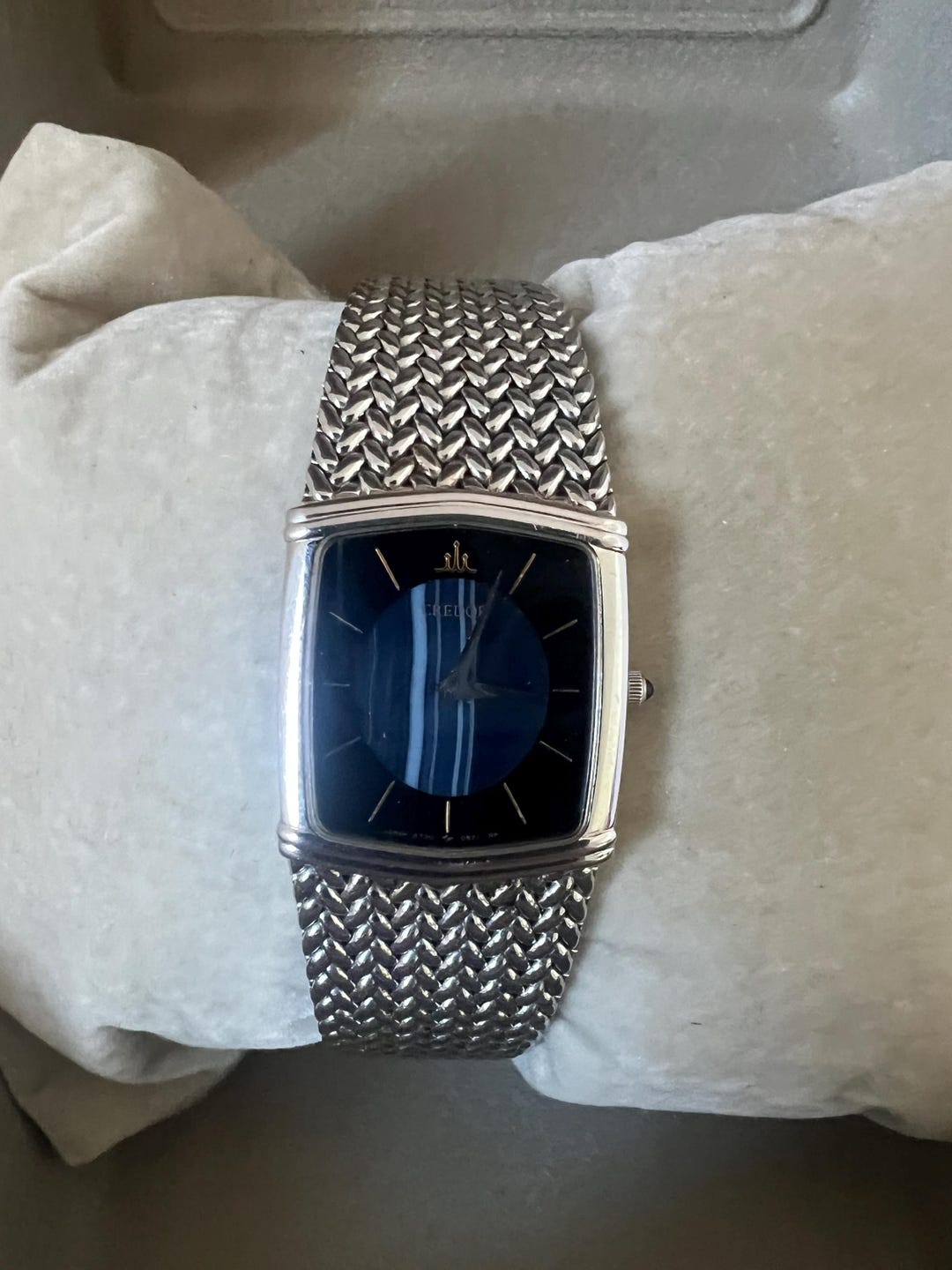 セイコー クォーツ クレドール レディウォッチ ブルーダイヤル Ref