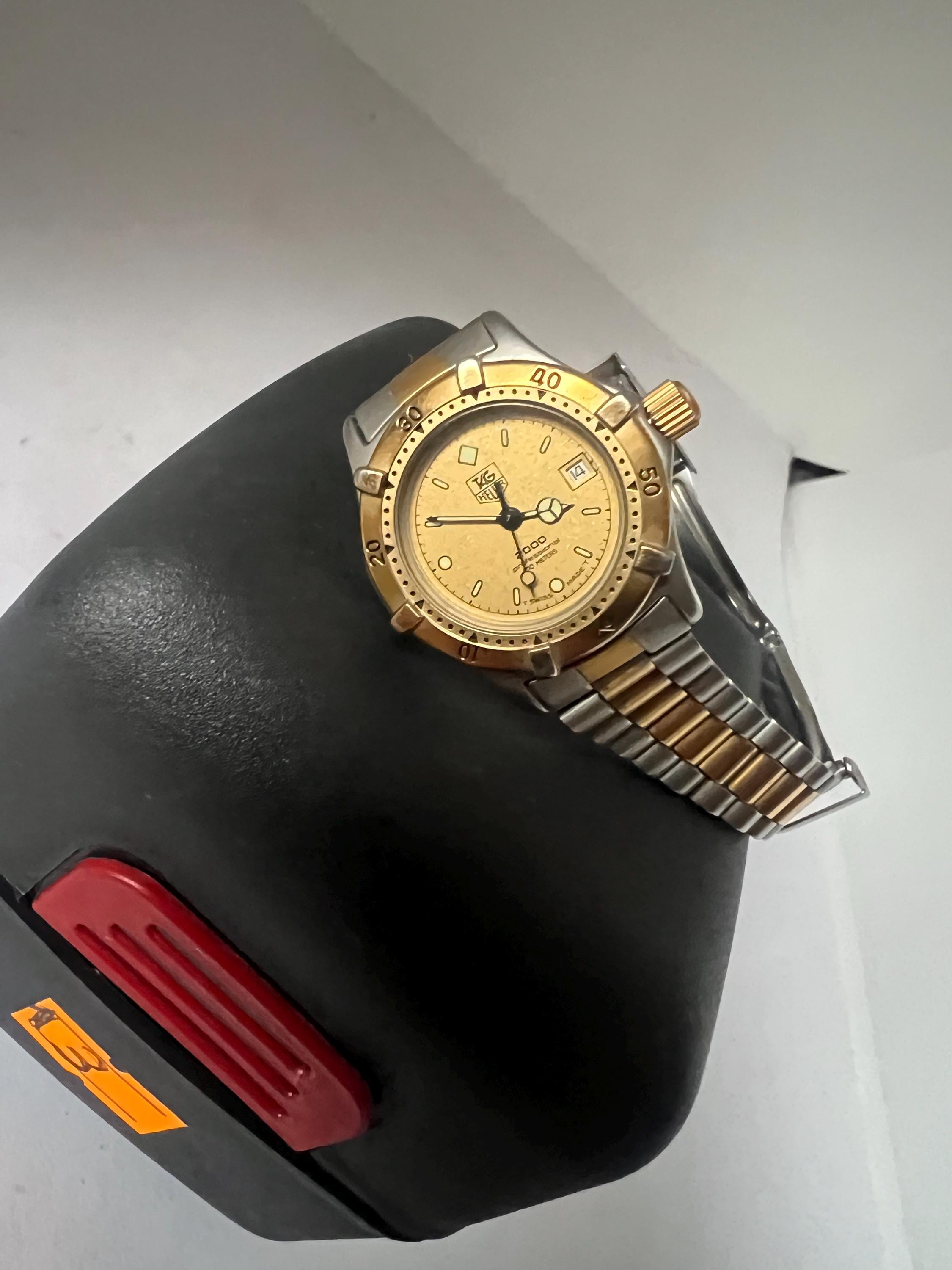 For Women's Gold Color Vintage Tag Heuer Professional Watch. - Etsy