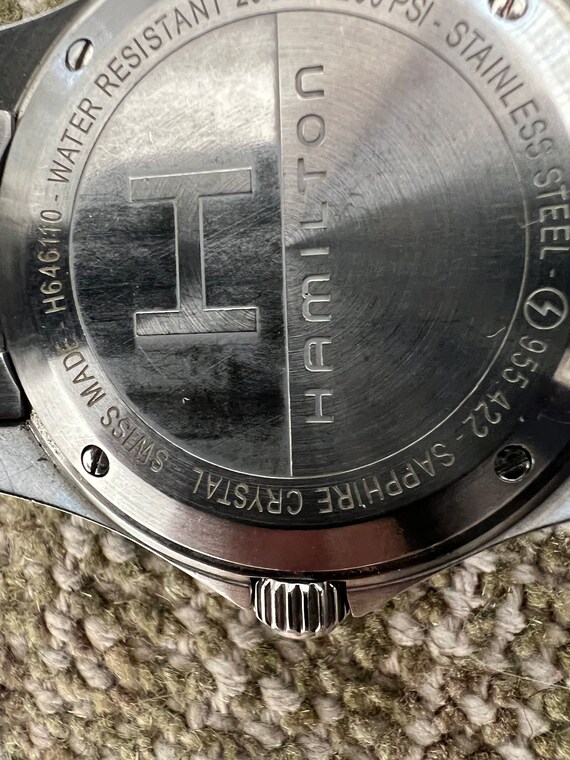 Hamilton Khakı Vintage Watch Date For Men’s - image 4