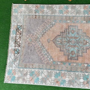 Ben 4x6 Pink Taupe Teal DistresedLow Pile Rug For Area Rug.3x510 image 10