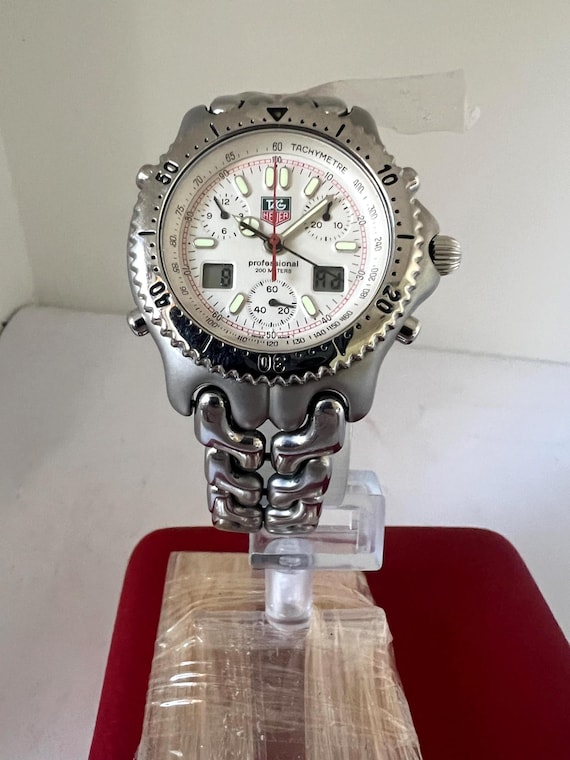 Tag Heuer Senna Watch 40mm Men's White Dial Swiss Made Ref: S29