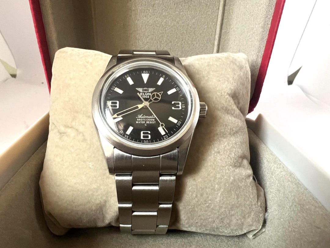 Elgin Automatic Watch FK-979-C 35 Mm Wrist Watch - Etsy