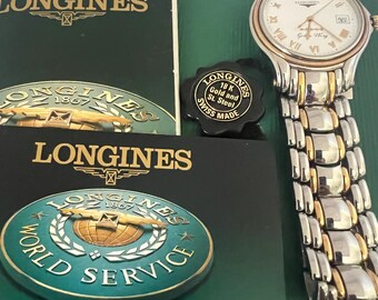 Longines Golden Wing L3.606.5 18K Gold Quartz Watch. - Etsy