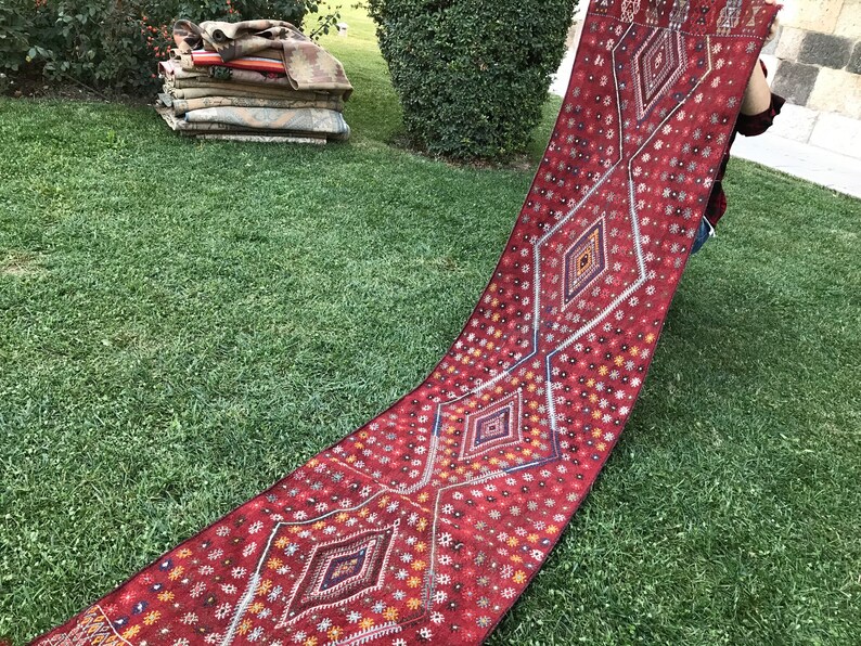 18x85Turkish Runner RugMuted Color RunnerOushak Etsy