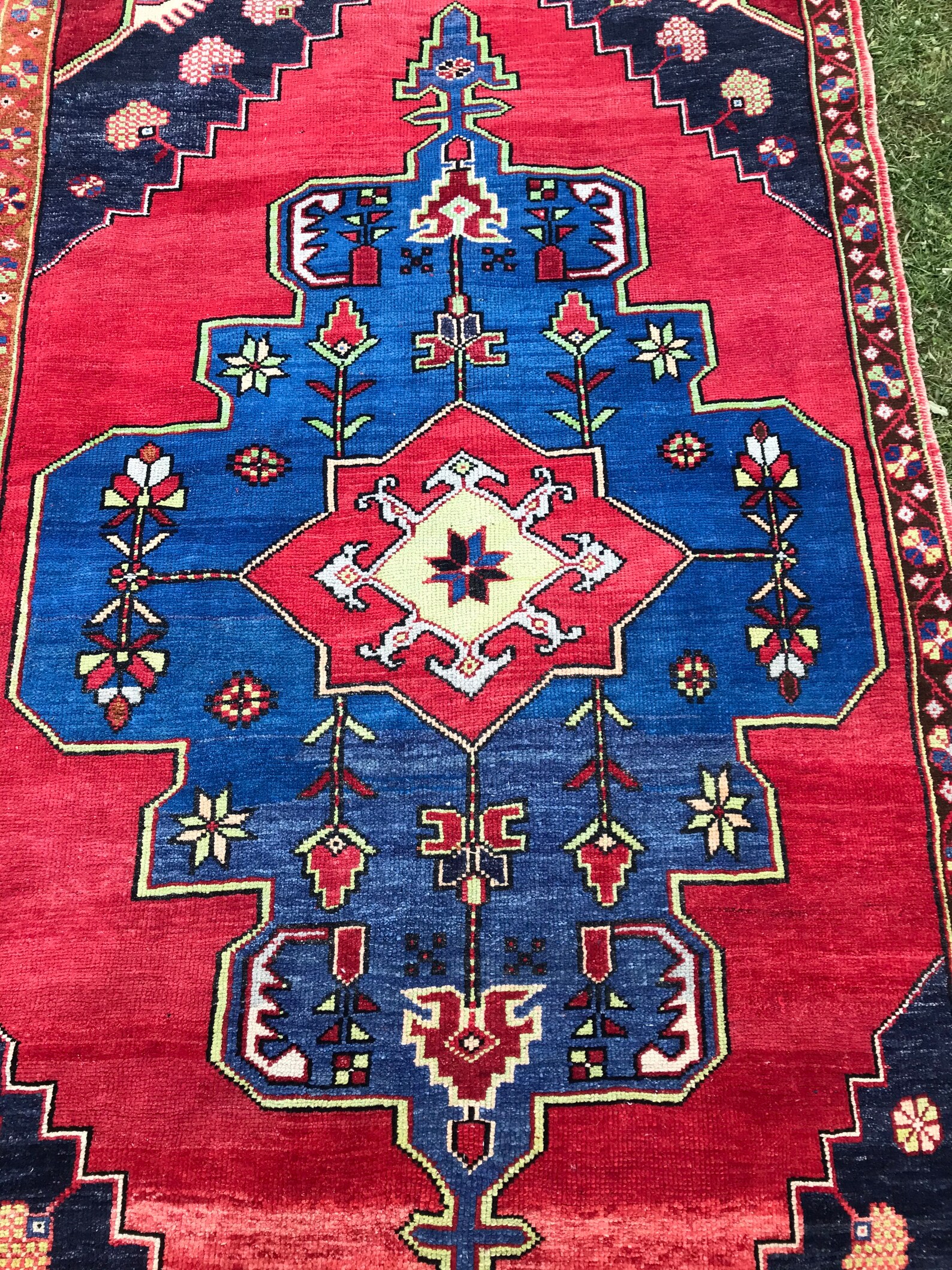 Oushak Rug.area Rug.vintage Rug.5x92ft.rustic Etsy