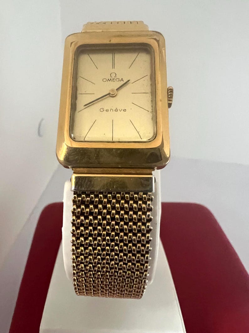 Omega Gold Plated G20 Geneve Watch Unisex Manuel watch. image 1
