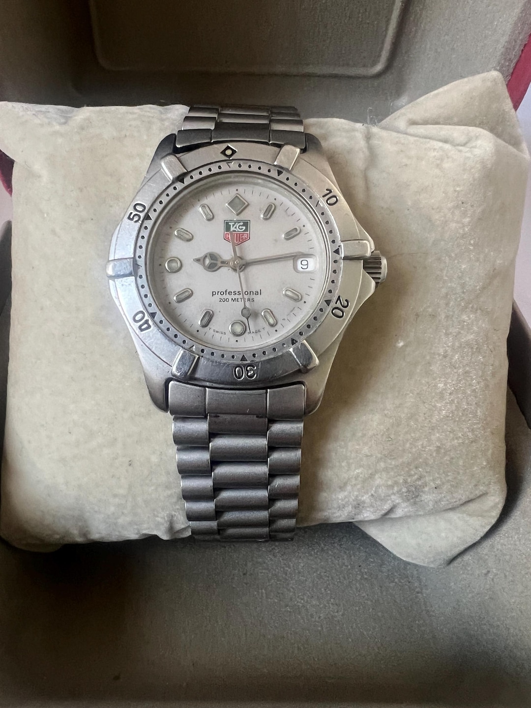 【美品】 TAG HEURE PROFESSIONAL 962.013 ₋2 TAG HEUER PROFESSIONAL 200M 962.013F-2 33mm STAINLESS STEEL
