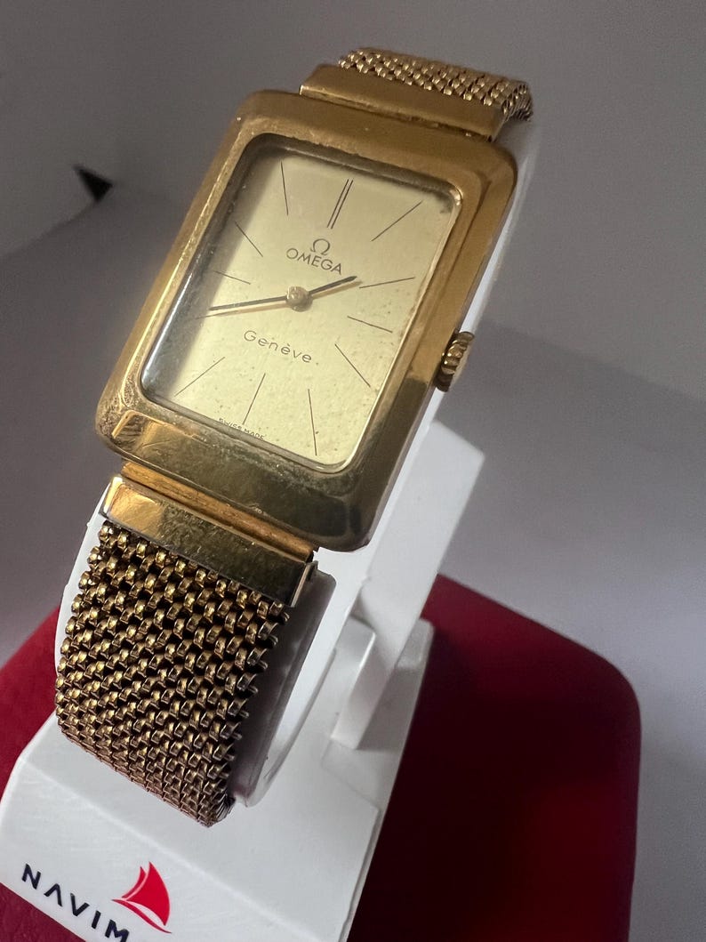 Omega Gold Plated G20 Geneve Watch Unisex Manuel watch. image 2