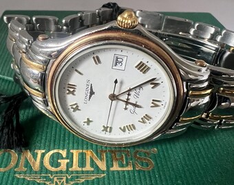 Longines Golden Wing L3.606.5 18K Gold Quartz Watch. - Etsy