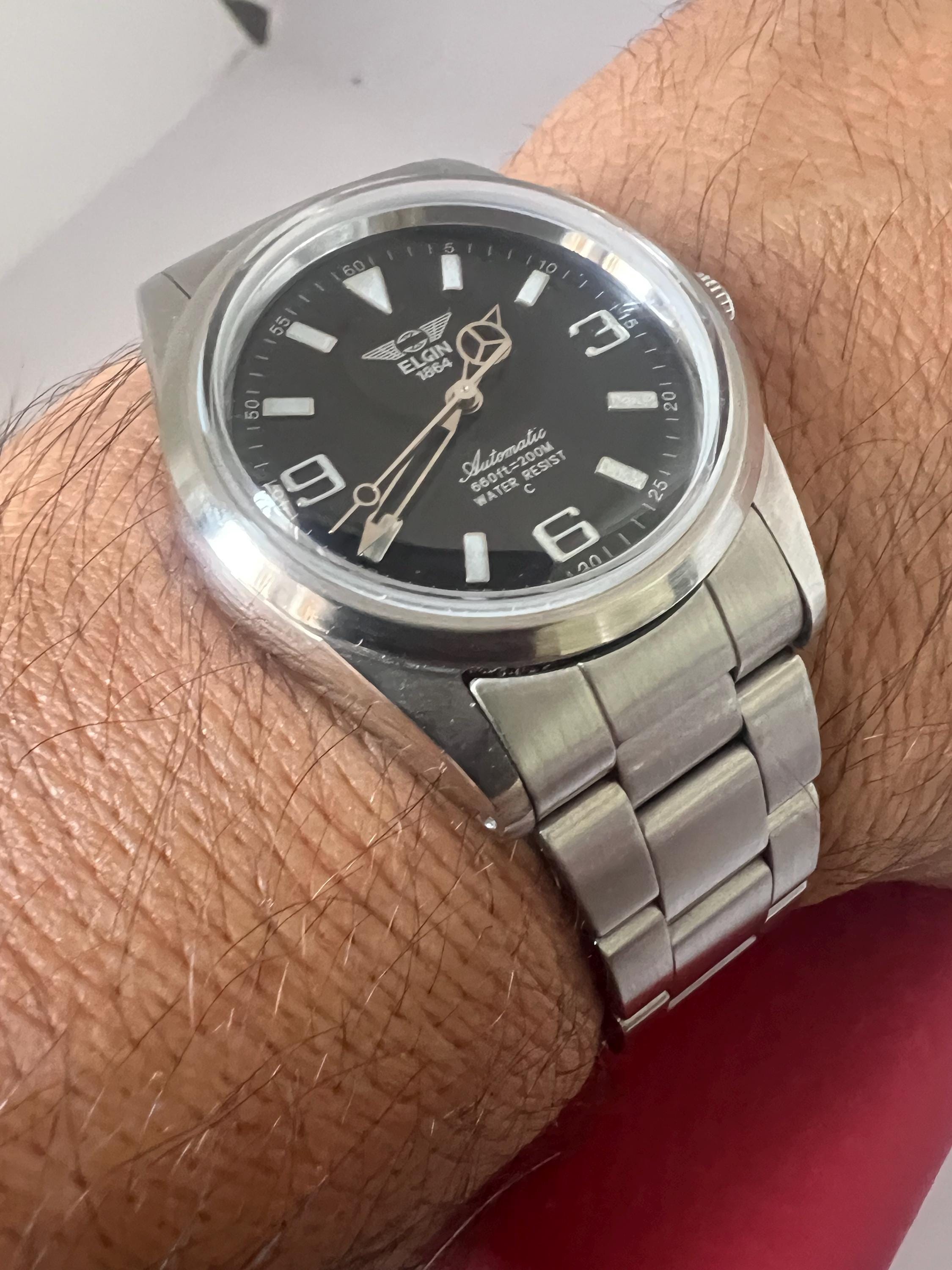 Elgin Automatic Watch FK-979-C 35 Mm Wrist Watch - Etsy