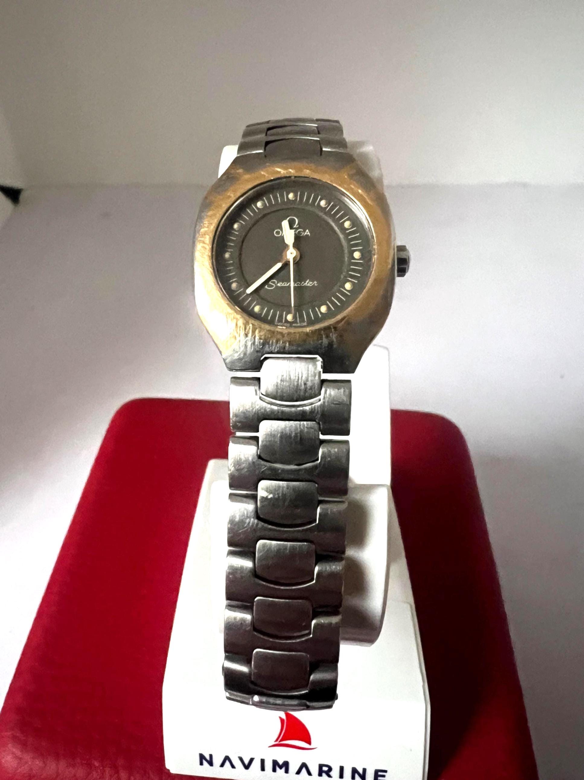 Omega Seamaster Polaris Quartz Wristwatch Gör Women Ref 7961022 - Etsy