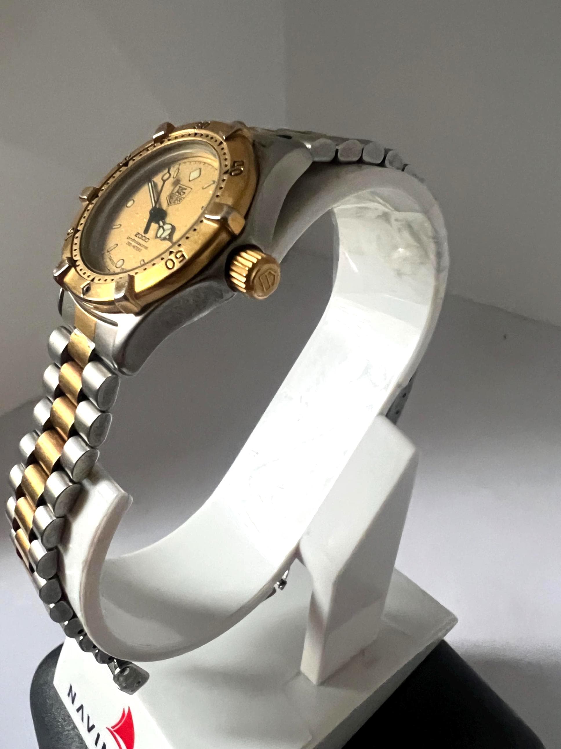 For Women's Gold Color Vintage Tag Heuer Professional Watch. - Etsy