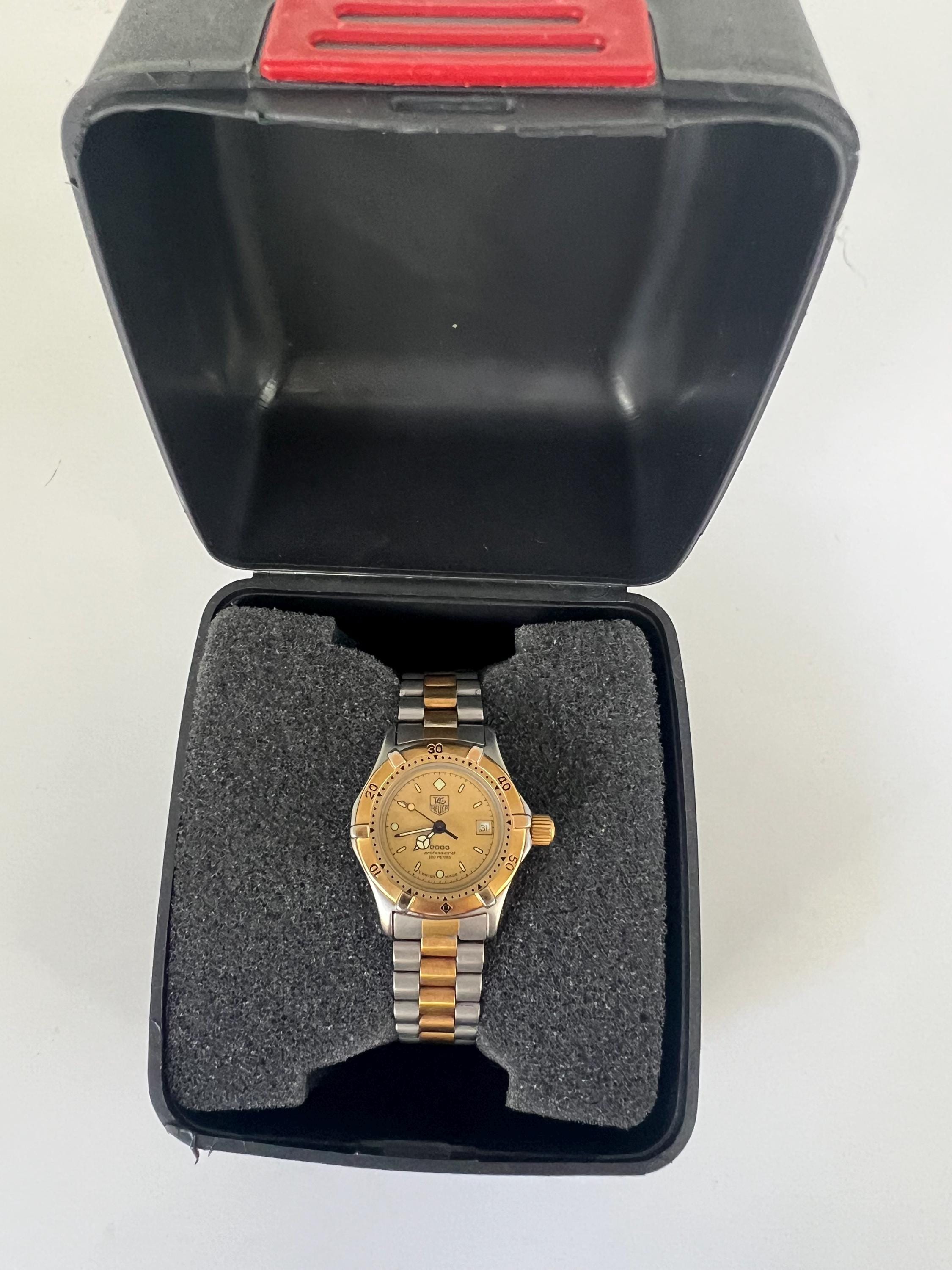 For Women's Gold Color Vintage Tag Heuer Professional Watch