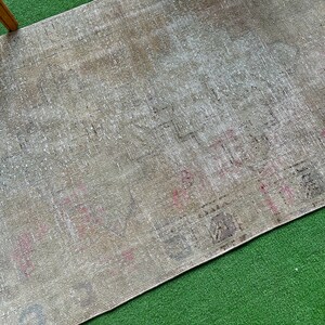 Looped Rug Vintage Vintage Rugfloor Rugarea Rug.37x64ft.looped Pile - Etsy