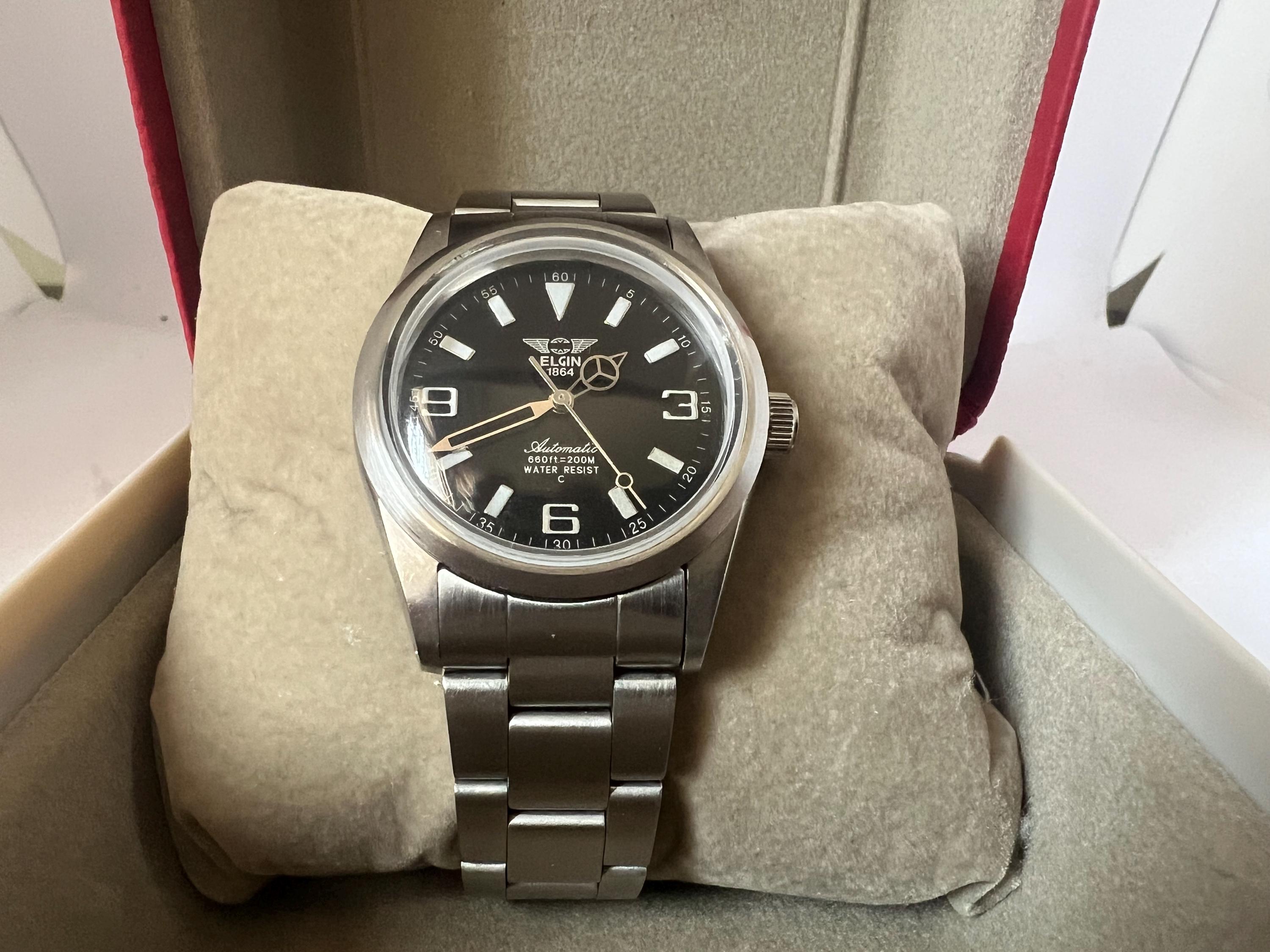 ELGIN エルジン Automatic FK-979-C 自動巻 腕時計 Elgin Automatic Watch FK-979-C 35 Mm Wrist Watch - Etsy