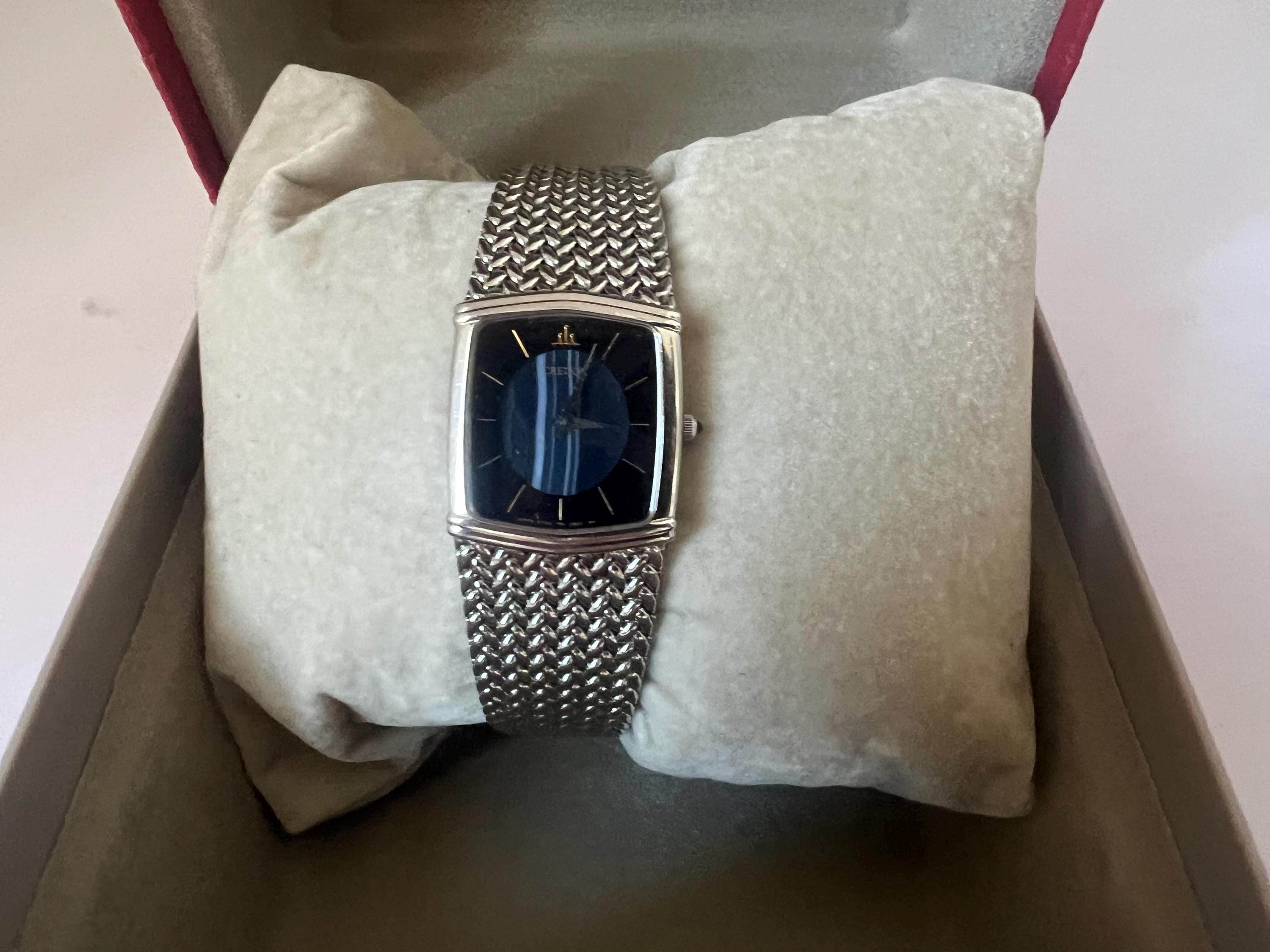 セイコー クォーツ クレドール レディウォッチ ブルーダイヤル Ref