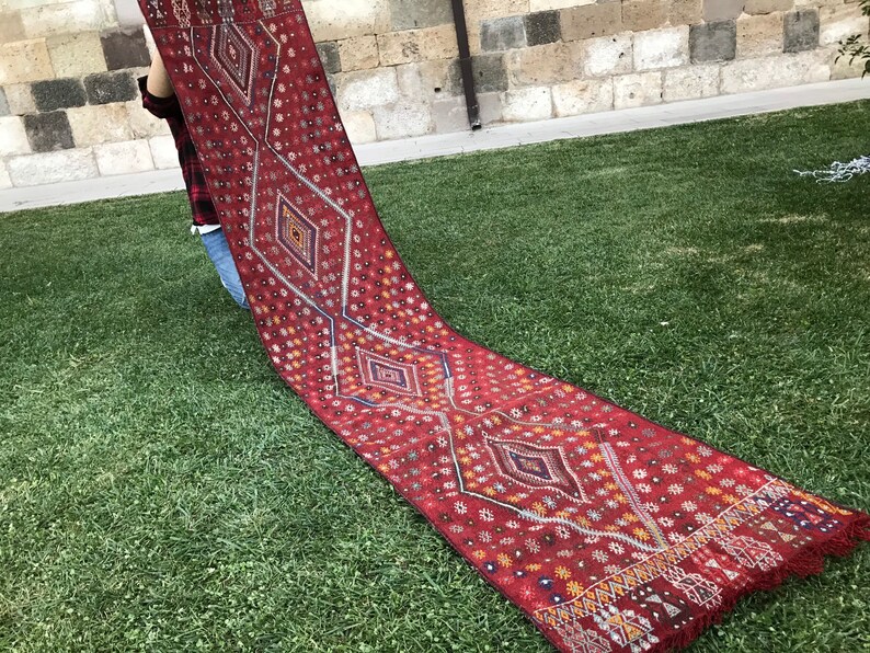 18x85Turkish Runner RugMuted Color RunnerOushak Etsy