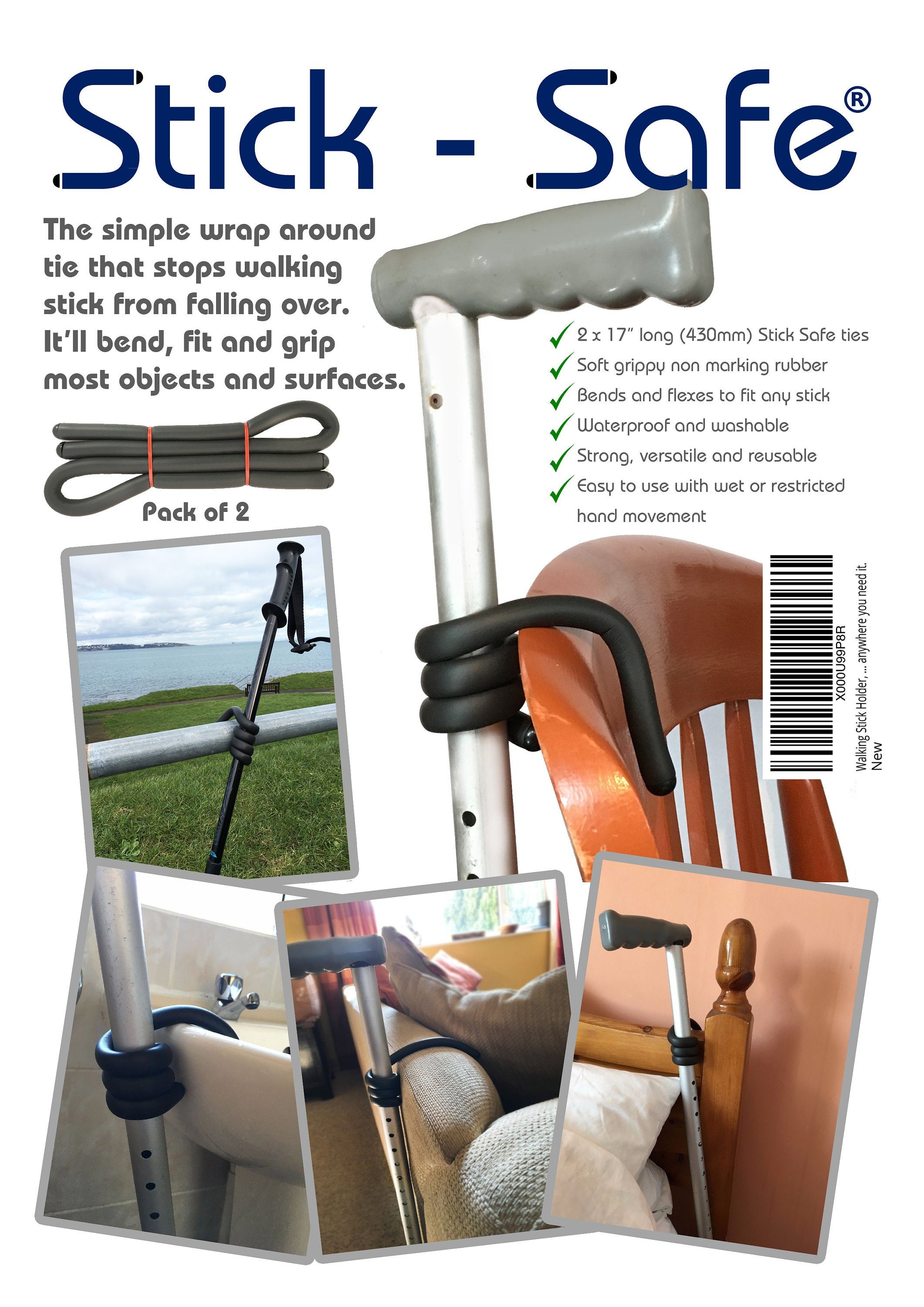 Walking Stick Holder Stick Safe Stop your walking stick Etsy