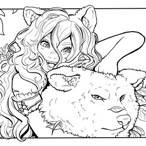 Anime Wolves Coloring Pages - Get Coloring Pages