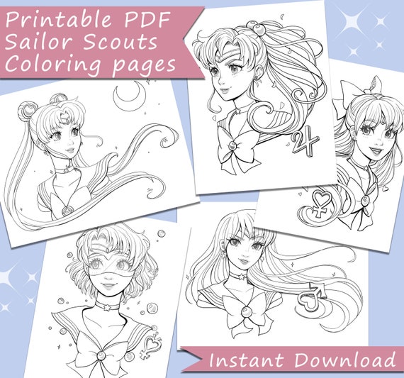 990 Collection Anime Coloring Pages Sailor Moon  HD