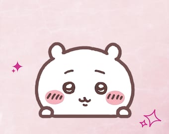 Chiikawa-sticker van 4 inch (vinyl)