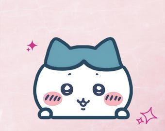 Pegatina de vinilo de 4" de Hachiware