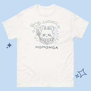 Magisk Momonga Chiikawa 100% bomulls-T-shirt
