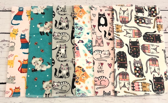 12”x 11” Kitties Galore *FREE SHIPPING* Cat Pack Unpaper Towels