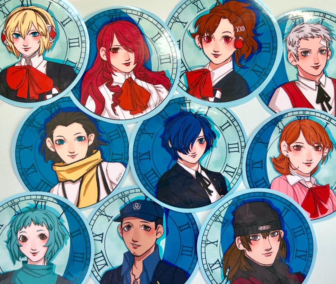 Moon Clock 3’ Inch Stickers - Etsy