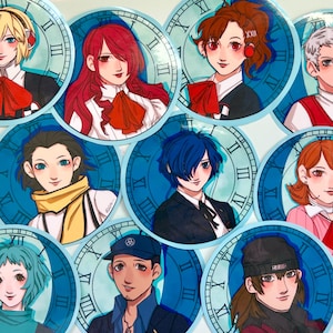 Moon Clock 3’ inch stickers