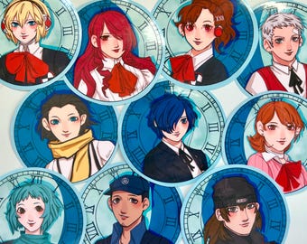 Pegatinas de reloj lunar de 3 pulgadas