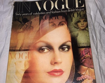 Vintage Vogue History Table Book