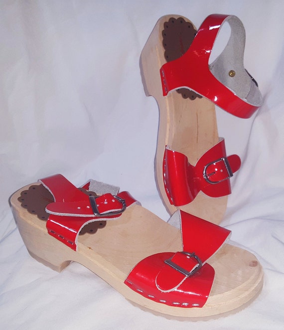 Red Girls Clog Sandels