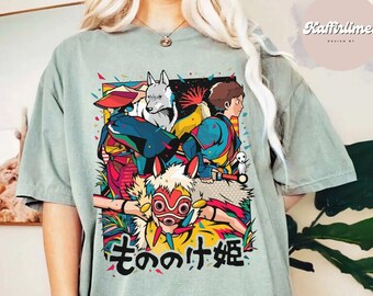 もののけ姫 T シャツ、もののけ姫、ジブリ シャツ、宮崎駿、スタジオ