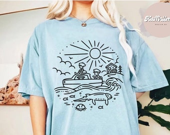 Ponyo And Sosuke T-shirt, Goldfish Ponyo, Ghibli Shirt, Hayao Miyazaki, Studio Ghibli Gift, Ghibli Sweatshirt, Ponyo Ghibli T-Shirt