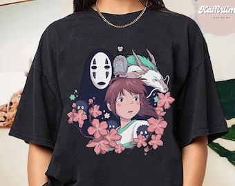 Koszulka Spirited Away, Kwiat Wiśni, Anime Studio Ghibli