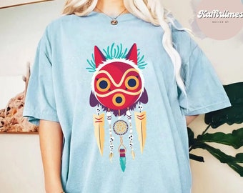 Princess Mononoke Shirt, Studio Ghibli Anime Tee
