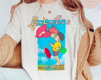 Ponyo and Sosuke Ghibli Shirt, Anime Tee